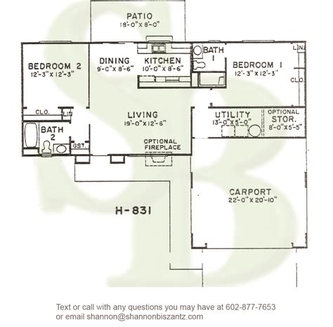Sun City West Moccasin Floor Plan - The Biszantz Connection | Real ...