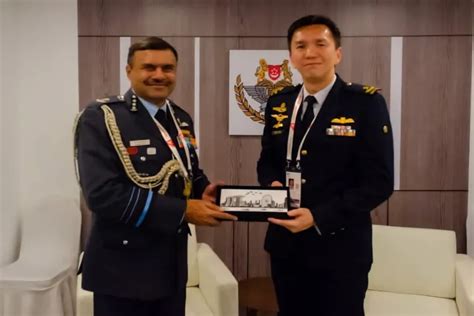 Air Marshal holds defence talks during Singapore Airshow 2026