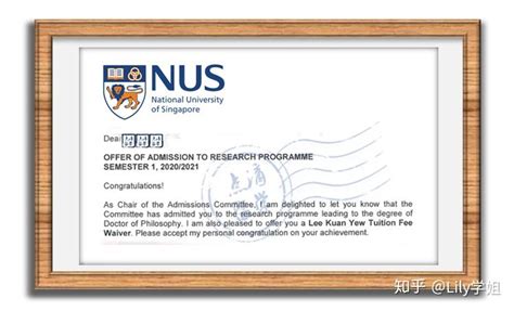 新加坡博士申请 | 2024入学，NUS《理学院》（2） - 知乎
