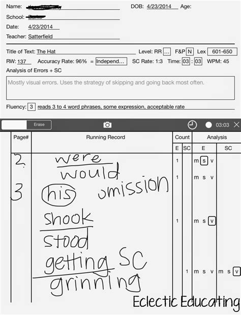 Running Record App at Jonathan Basile blog