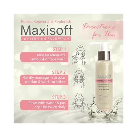 Maxisoft Whitening Face Wash (100 ml Each) | 30 Minutes 24/7 Delivery