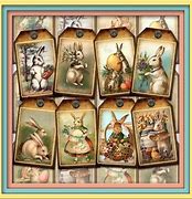 Image result for Easter Bunny Gift Tags