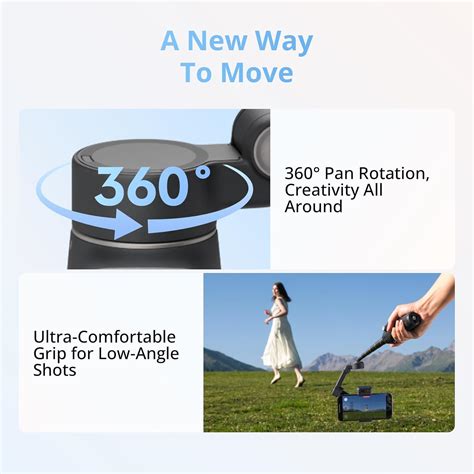 360° Pan Rotation , Built-in Extension Rod & Tripod