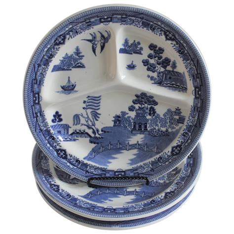Grimwades Set of Six Blue Willow Plates at 1stDibs | blue willow plates ...