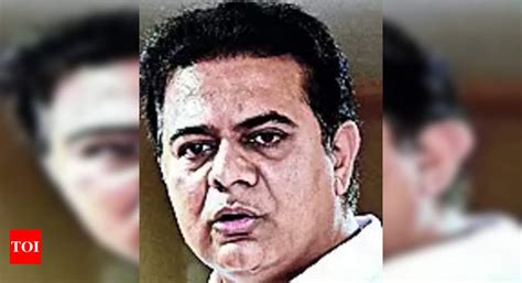 Telangana: Naidu admitted BRS’ good work, says KTR | Hyderabad News ...