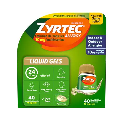 Dosing Charts for Adult & Children's Products | ZYRTEC®