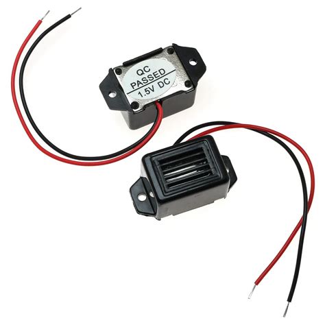 E Outstanding Mini Buzzers 2pcs 1 5v 400hz Magnetic Rectangular ...