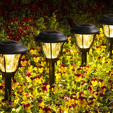 Buy GIGALUMISolar Garden Lights, 6 Pack Solar Yard Lights, Bright Solar ...