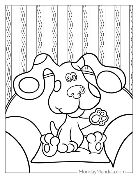 Blue Coloring Pages
