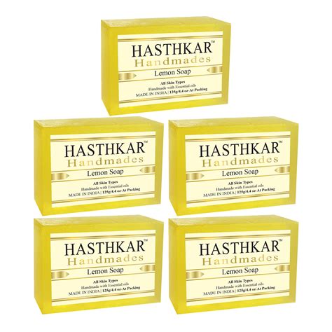 Hasthkar Handmades Glycerine Natural Lemon Soap - 125gm – buyPureNaturals