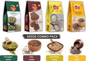 Eatriite Value Pack(Flax Seed,Chia Seed,Pumpkin Seed & Sunflower Seed ...