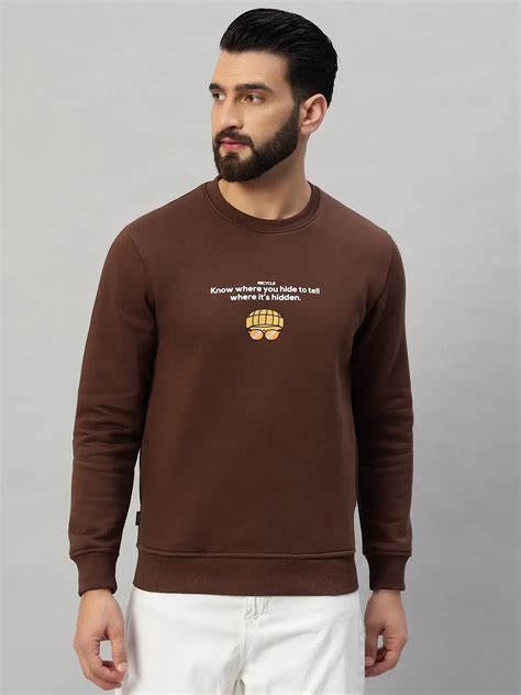 Printed Round Neck Sweatshirt [Y-3989]