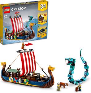 LEGO Creator 3-in-1 Viking Ship and the Midgard Serpent (1192 Blocks ...