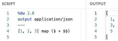 Dataweave Map Function 的图像结果