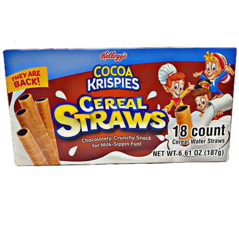 Cocoa Krispies Cereal Straws