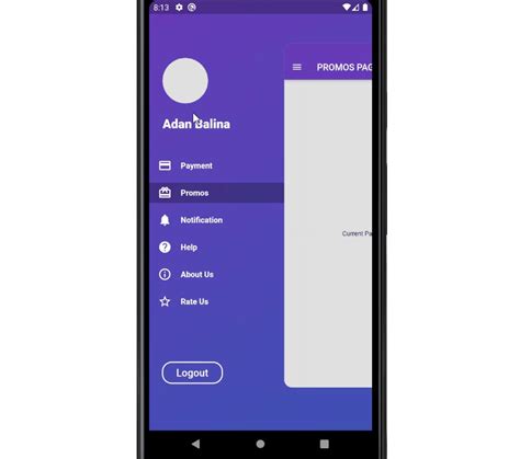 Flutter Menu 的图像结果