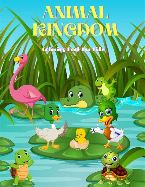 Buy ANIMAL KINGDOM - COLORING BOOK FOR KIDS: SEA ANIMALS, FARM ANIMALS ...