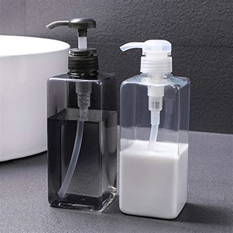 myzon Refillable Empty Plastic Bottle for Lotion/Cream/Liquid/Shampoo ...