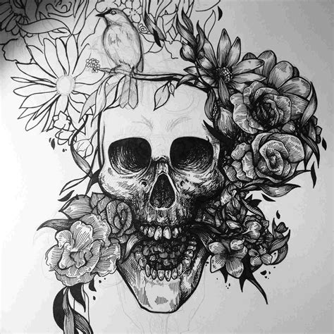 Evil Skull Drawing at PaintingValley.com | Explore collection of Evil ...