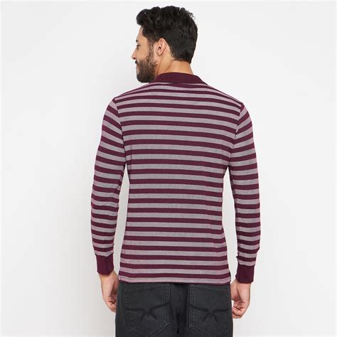 Duke Stardust Men Polo Neck Full Sleeve Cotton T-shirt (LF3962)