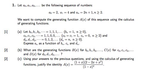 Image result for Generating Function 1 X