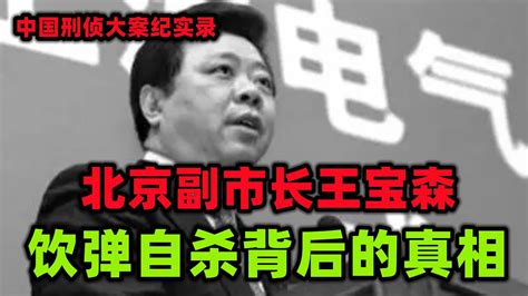 中国刑侦大案纪实录，他曾是北京副市长，频繁出入高档场所，有多个情人，60岁自杀 - YouTube