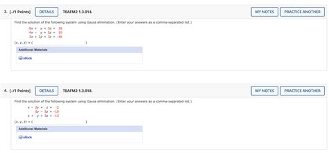 Solved -/1 Points] TEAFM2 1.3.014. Find the solution of the | Chegg.com