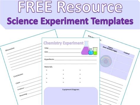 Science Experiment Worksheet Template 的图像结果