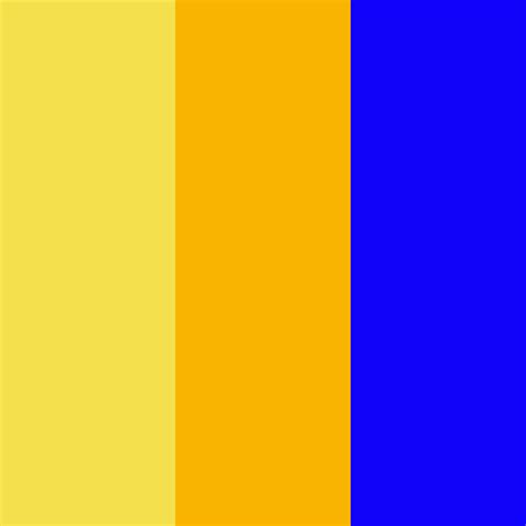 Vibrant Blue Yellow Red Color Palette - ColorDrop