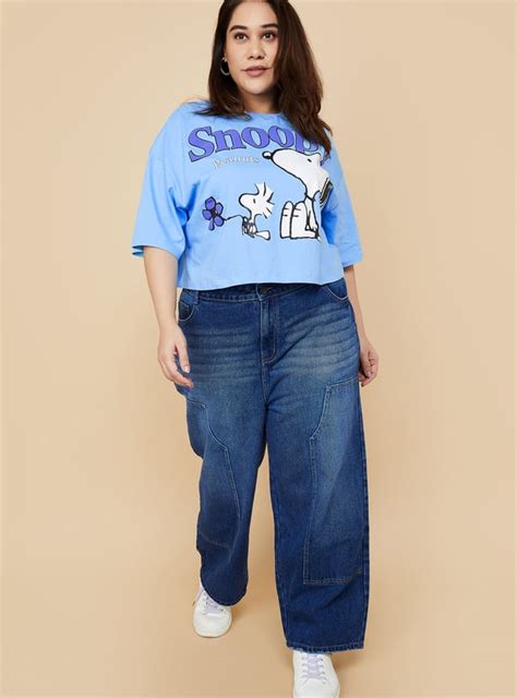 Buy URB_N Women Snoopy Printed Cropped T-shirt Online at just Rs. 599.0 ...