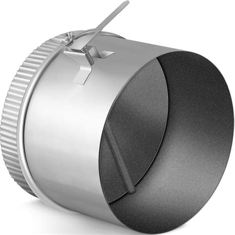 Buy Therwen Backdraft Damper Duct Manual Volume Damper with Sleeve ...