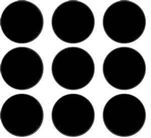 Parikshit Sublimation 4 inch 9 pcs Black acrylic DIY circle disc round ...