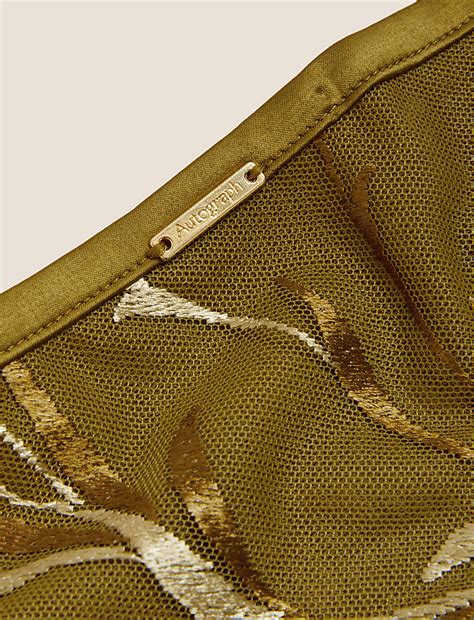 Buy Amalfi Embroidery High Leg Knickers at Marks & Spencer