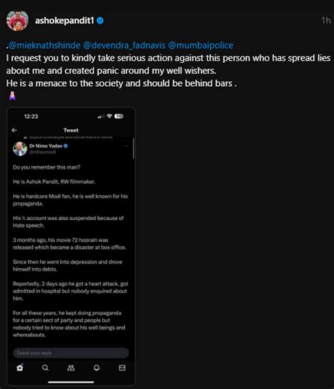 EXCLUSIVE! Ashoke Pandit Files Complaint Against X User Who Claimed The ...