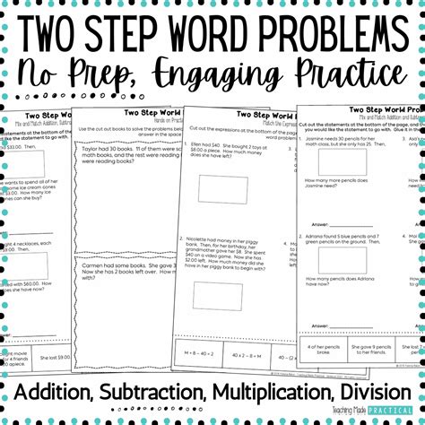 Image result for 2 Step Word Problems Hidden Question