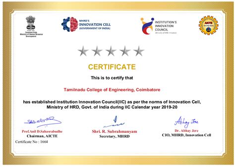 Research & Development Cell – Tamil Nadu College