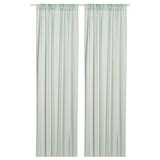 TERESIA sheer curtains, 1 pair, white/with rod pocket, 145x250 cm ...