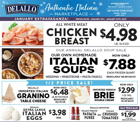 Weekly Italian Marketplace Ad Page 2 - DeLallo Italian Marketplace