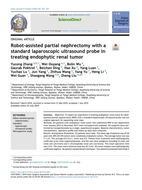 Image result for Robot-Assisted Partial Nephrectomy