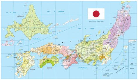 Large Map Of Japan - Oconto County Plat Map
