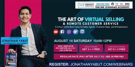 The Art of Virtual Selling and Remote Customer Service Boot Camp - USD ...