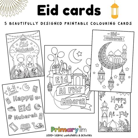 Cartoes Eid Ul Fitr Para Criancas Happy Eid Mubarak Greeting Card.