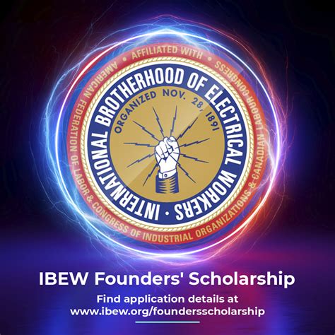 Applications Available for 2019 IBEW Founders’ Scholarship - IBEW ...