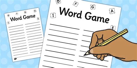 Image result for Word Game Script