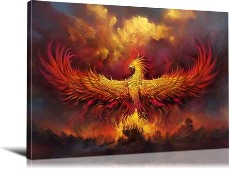 YOUHONG Large Phoenix Bird Room Decor Bird Wall Art Philippines | Ubuy