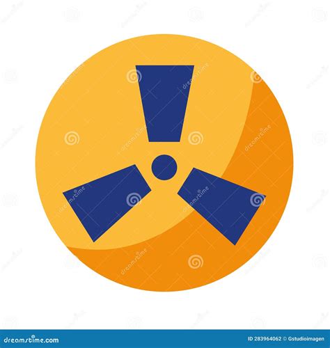 Nuclear energy symbol stock vector. Illustration of symbol - 283964062