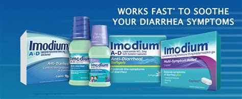 Imodium A D Diarrhea Relief Caplets With Loperamide Hydrochloride Anti ...