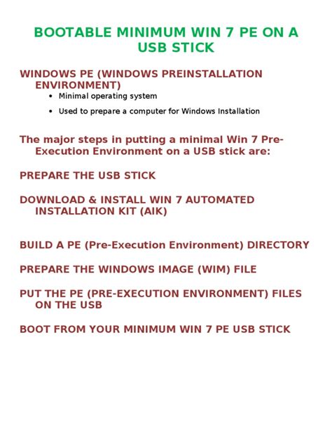 Image result for Windows PE Bootable USB