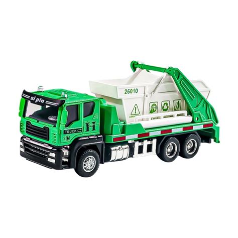 ToysYGift Die-cast Mini Garbage Truck Toy, Metal Trash Truck Vehicles ...