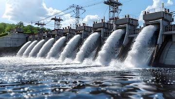 Modern hydroelectric power plant a sustainable source of green energy ...